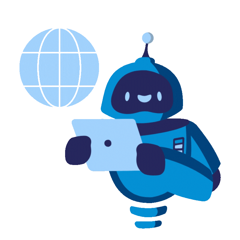 Animated illustration of BSD custom AI agents at work